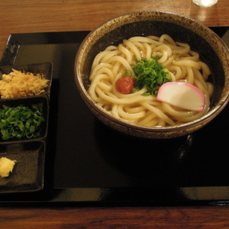 温かいかけうどん(やぐらや 今里店 )