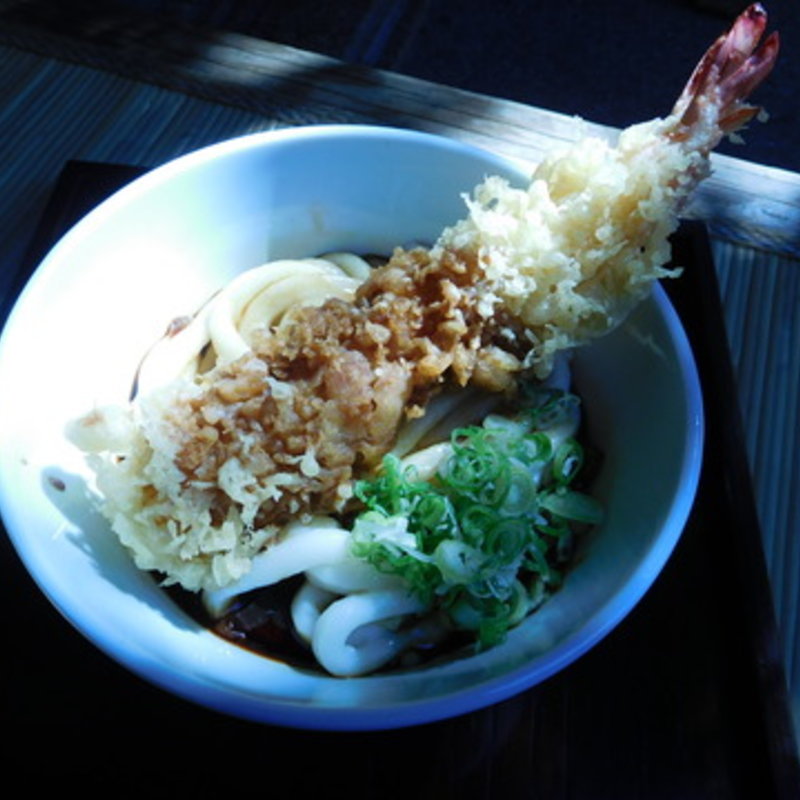 海老天入り伊勢うどん(ふくすけ)