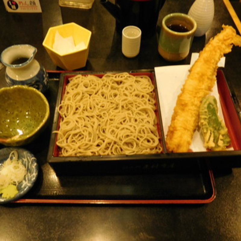 生粉打ち穴子天せいろ(更科布屋)