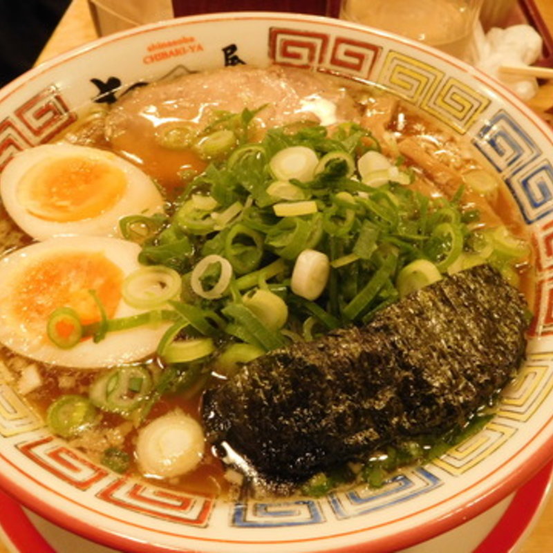 煮玉子入り中華そば(ちばき屋)