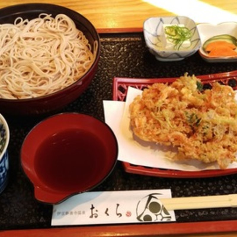 生桜海老かき揚げ天せいろ(おくら )