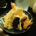 天ぷら二色蕎麦