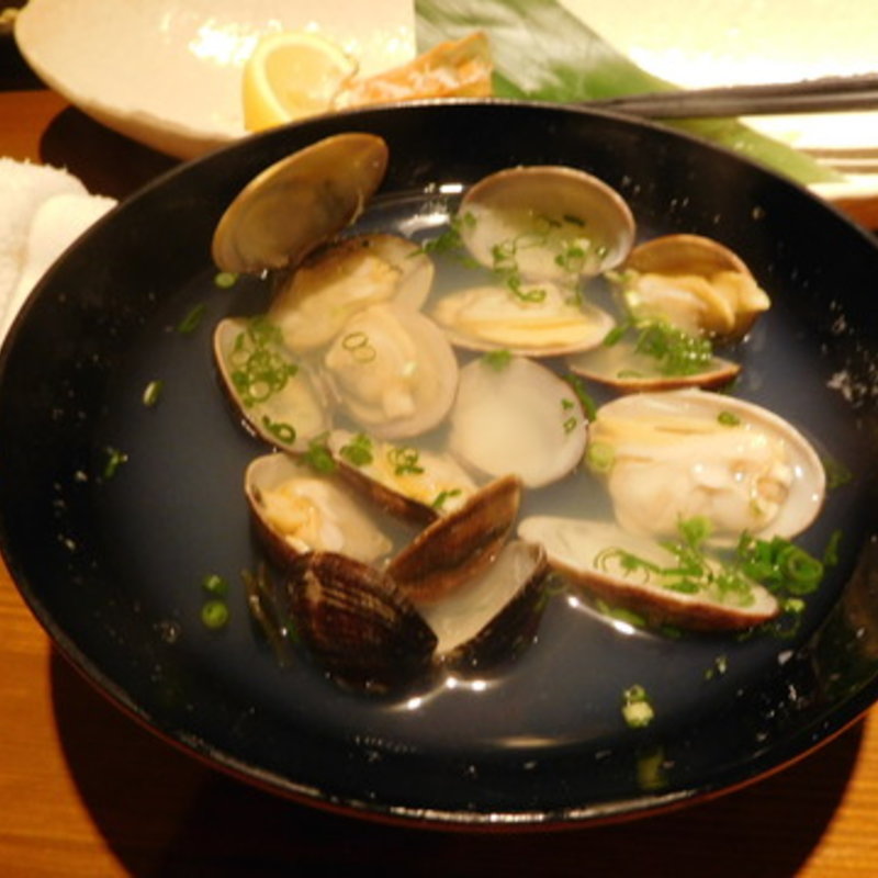 あさりの酒蒸し(とびっきり旨い酒と魚 東新漁港)