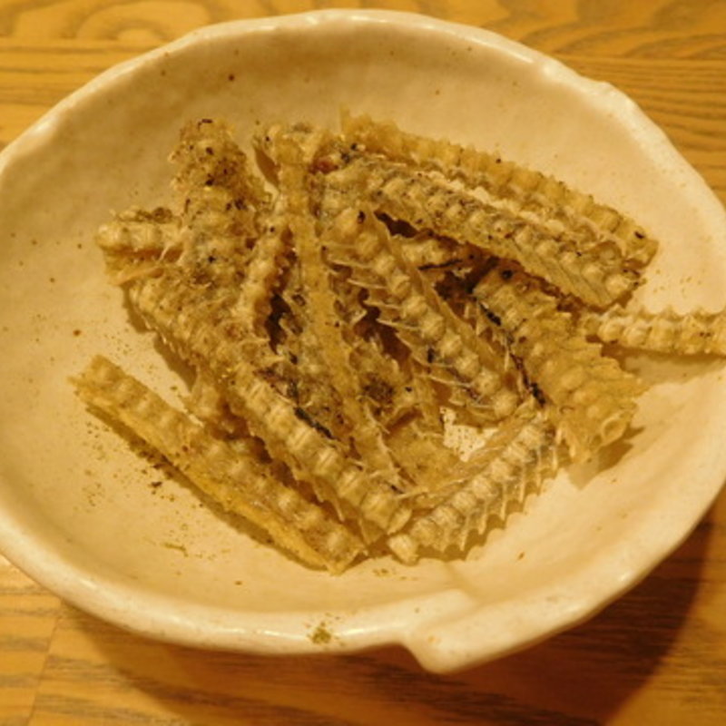 鰻の骨揚げ(うなぎ川はら 三条家 奈良店 )