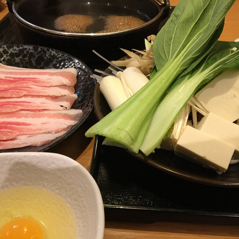 豚すき焼き 野菜食べ放題(但馬屋 豊洲店 )