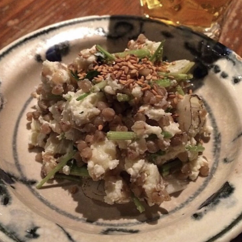 蕎麦米ポテトサラダ(板蕎麦 山灯香)