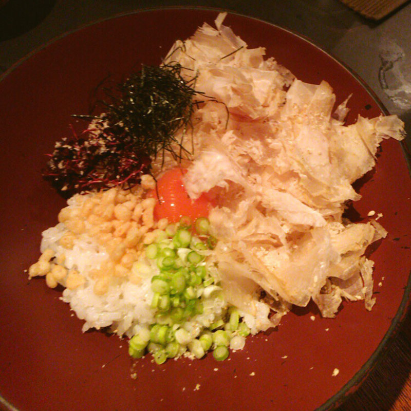 鶏節 卵かけ御飯(焼鳥 やまね )