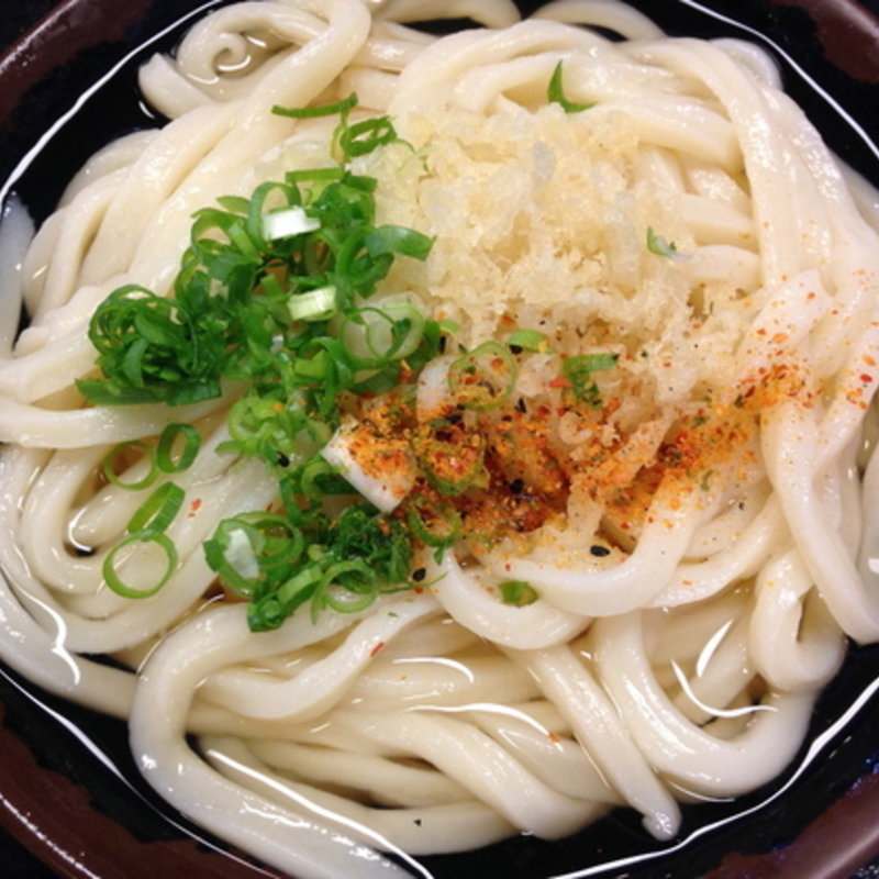 かけうどん（中）(手打十段 うどんバカ一代)