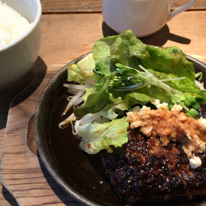 西洋からしハンバーグ(ワインちゃん 瓦町路地)