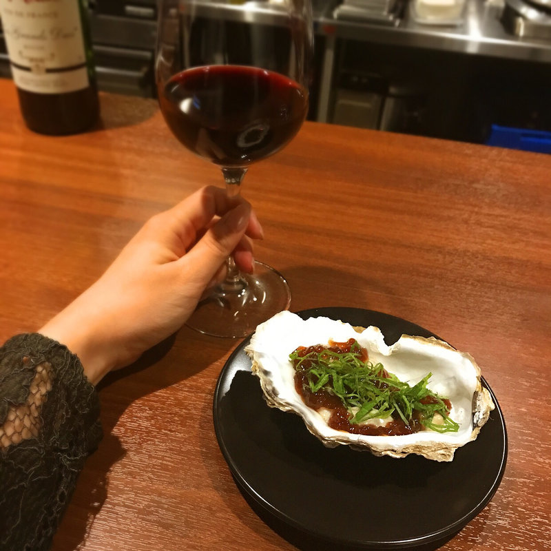 広島産牡蠣大葉のジュレ(Retrouvilles(ルトロヴァイユ))