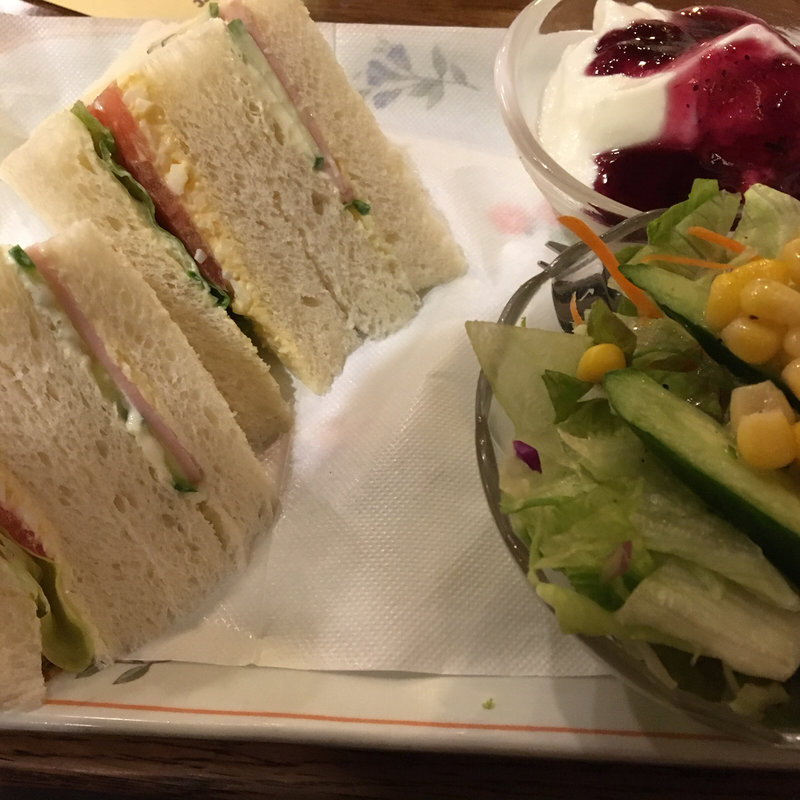 Cセット サンドイッチ(カフェ・ムジカ)