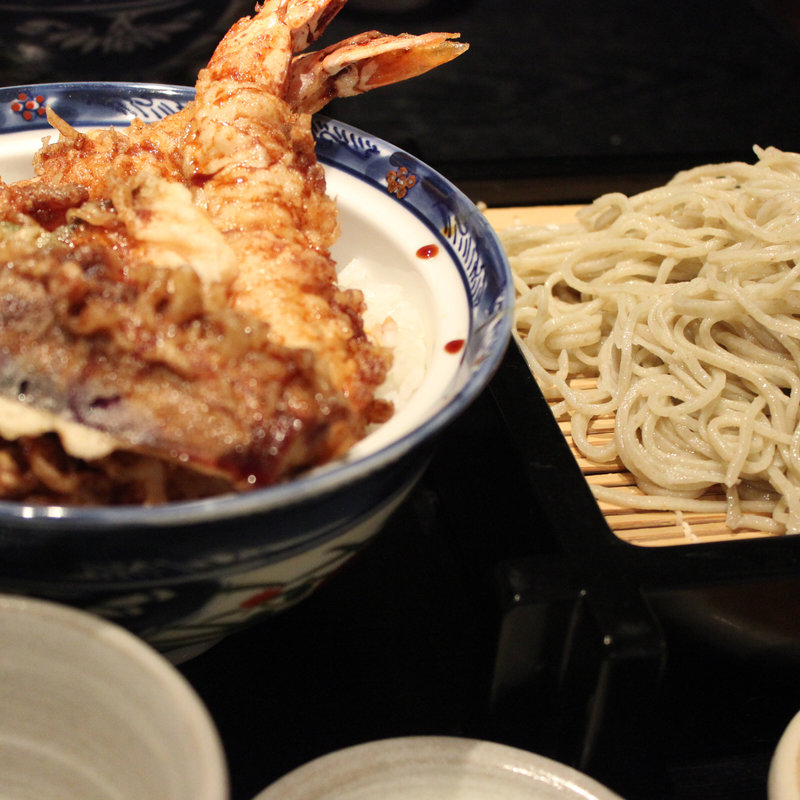 天丼セット(日本橋蓮)
