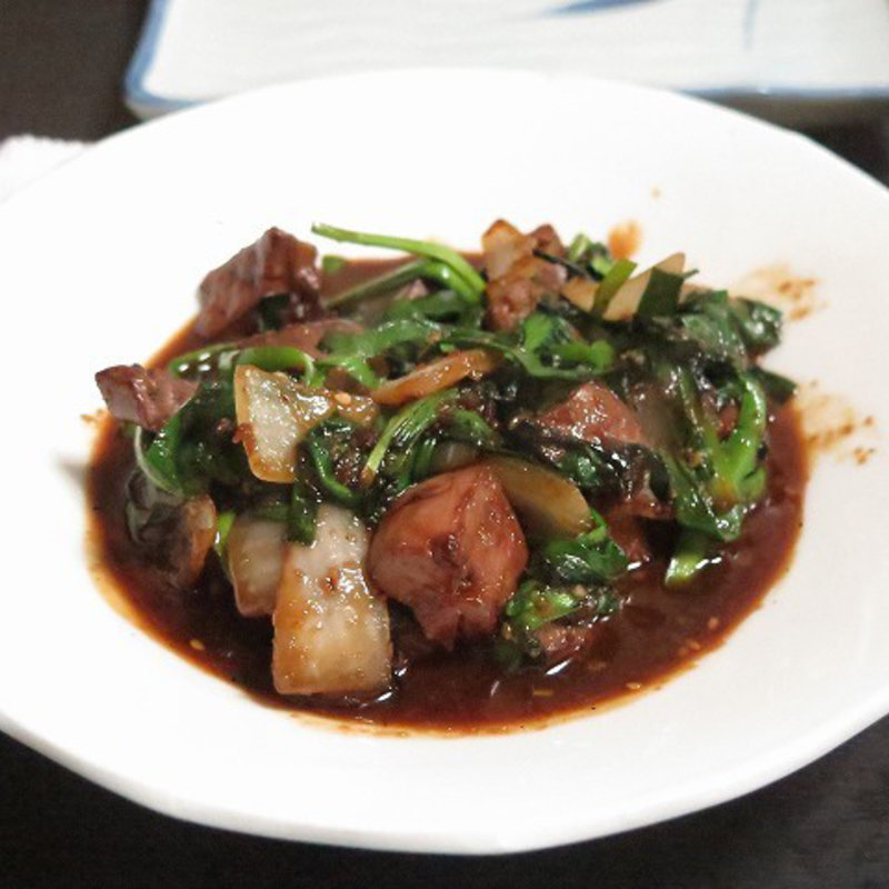 レバニラ炒め(焼き鳥大成)