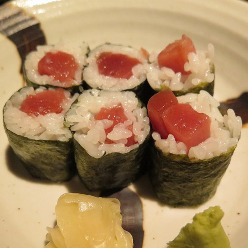 トロの鉄火巻(魚肉菜 座頭 道安)