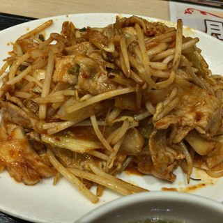 豚キムチ炒め定食(東秀梅ヶ丘店)