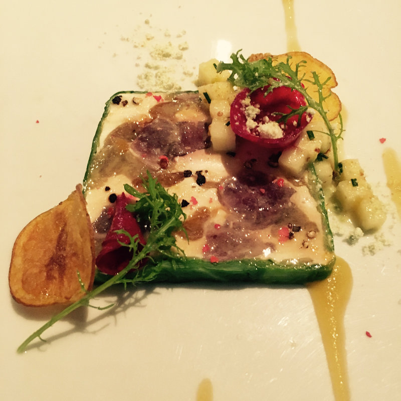 大間産本鮪とクリームチーズと焼きなすのテリーヌ(ア・ニュ)