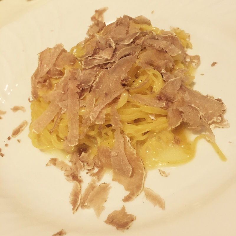 白トリュフパスタ(マンジャ ペッシェ （Trattoria MANGIA PESCE）)