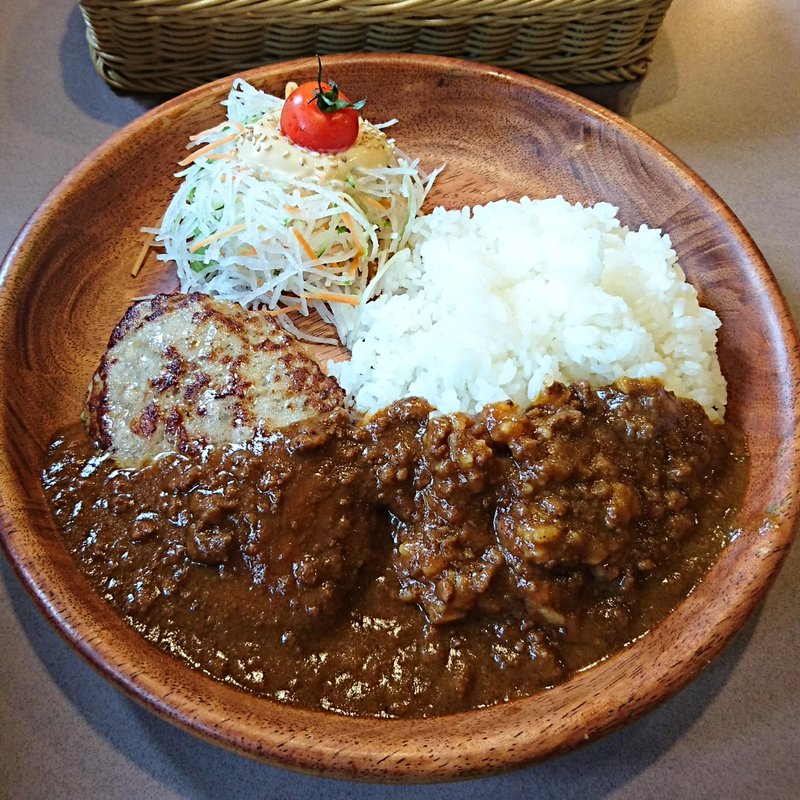 カレーバーグディッシュ (150g)(びっくりドンキー 福岡空港店 )