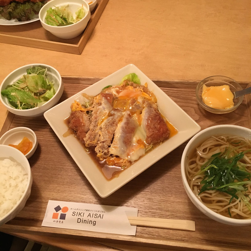 カツ煮定食(四季愛菜ダイニング)