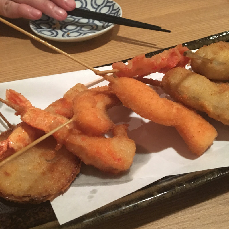 串揚げ(道しるべ)