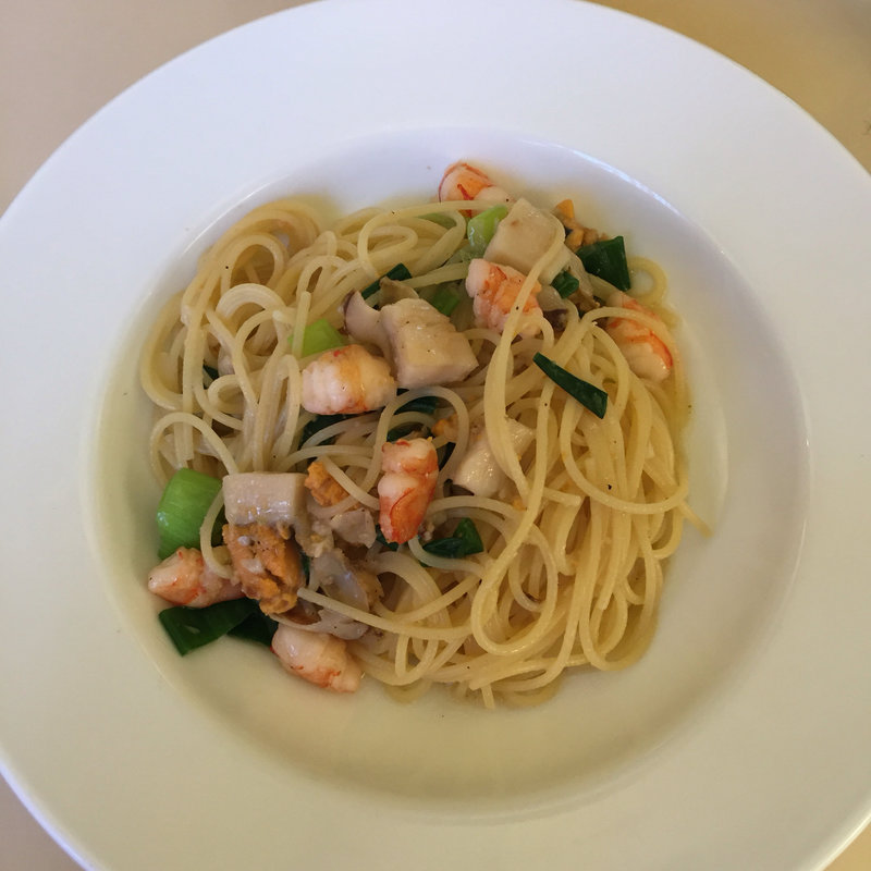 海の幸のペペロンチーノ(カフェ　ショコラ 三条御幸町 （Cafe Chocolat）)