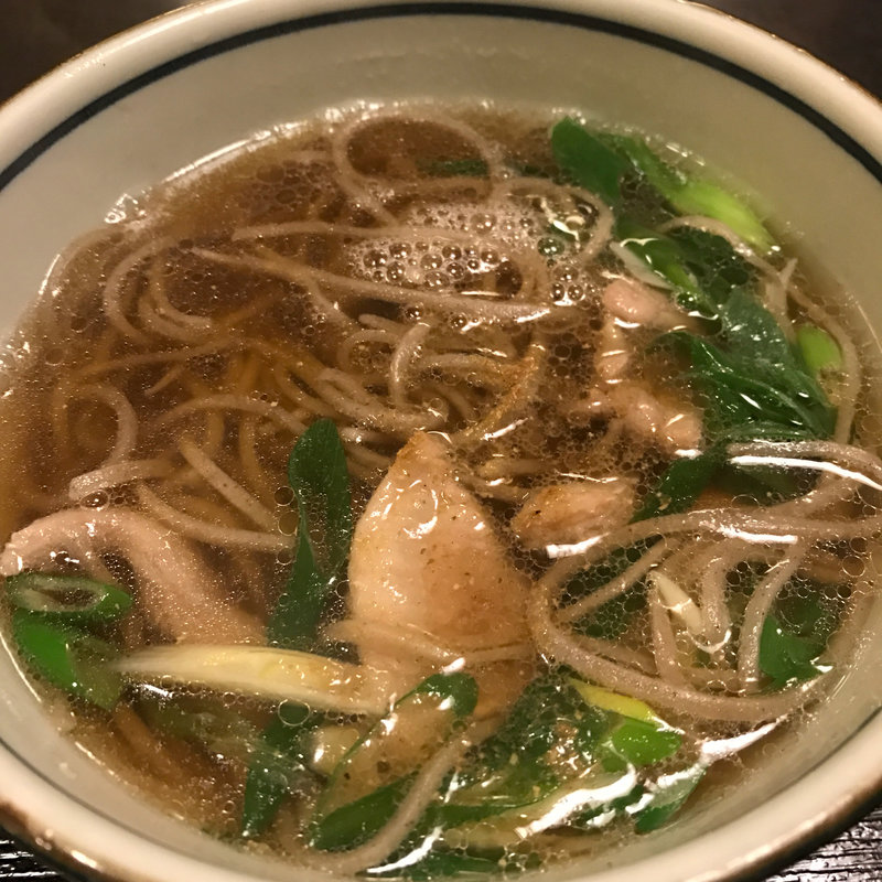 鴨なんばん蕎麦(蕎麦切り きうち)