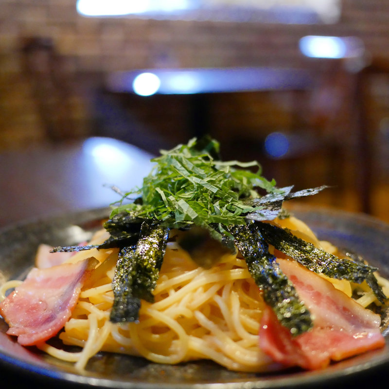 辛子明太子とベーコンのパスタ(DADA 沼津店)