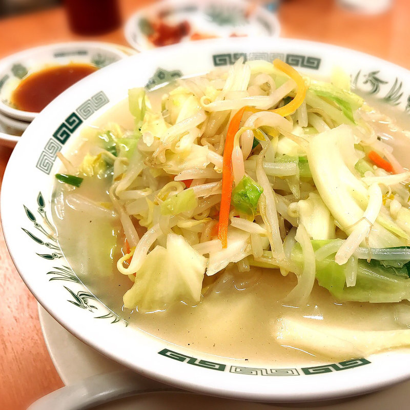 野菜たっぷりタンメン(日高屋 渋谷宮下公園前店)
