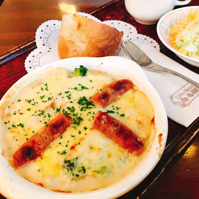 ジャーマンポテトグラタン（ランチセット）(るぽ・コーヒーハウス)