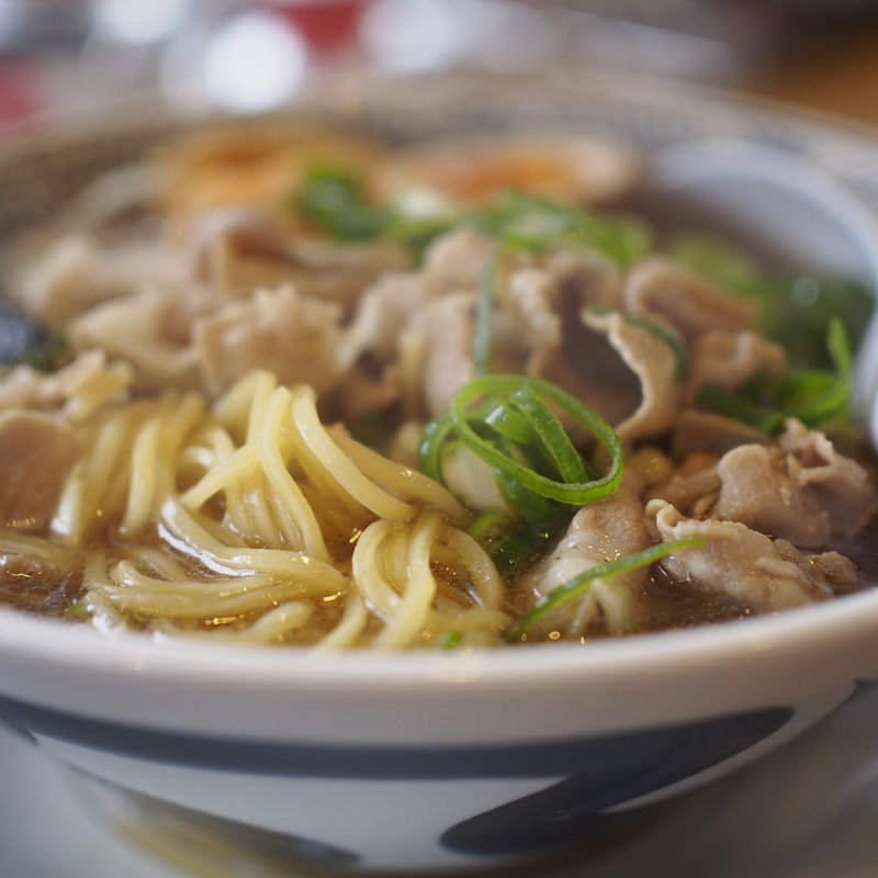熟成醤油ラーメン 肉そば (煮卵、肉ダブル)(丸源ラーメン 田辺店)