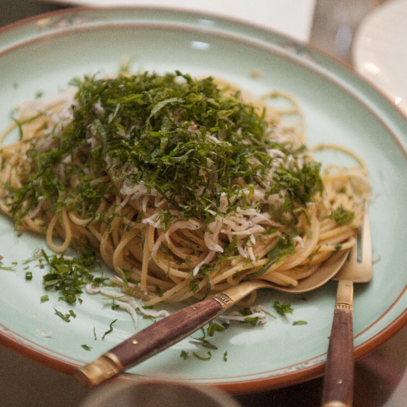 大葉とじゃこのペペロンチーノ(B.space （ビースペース）)