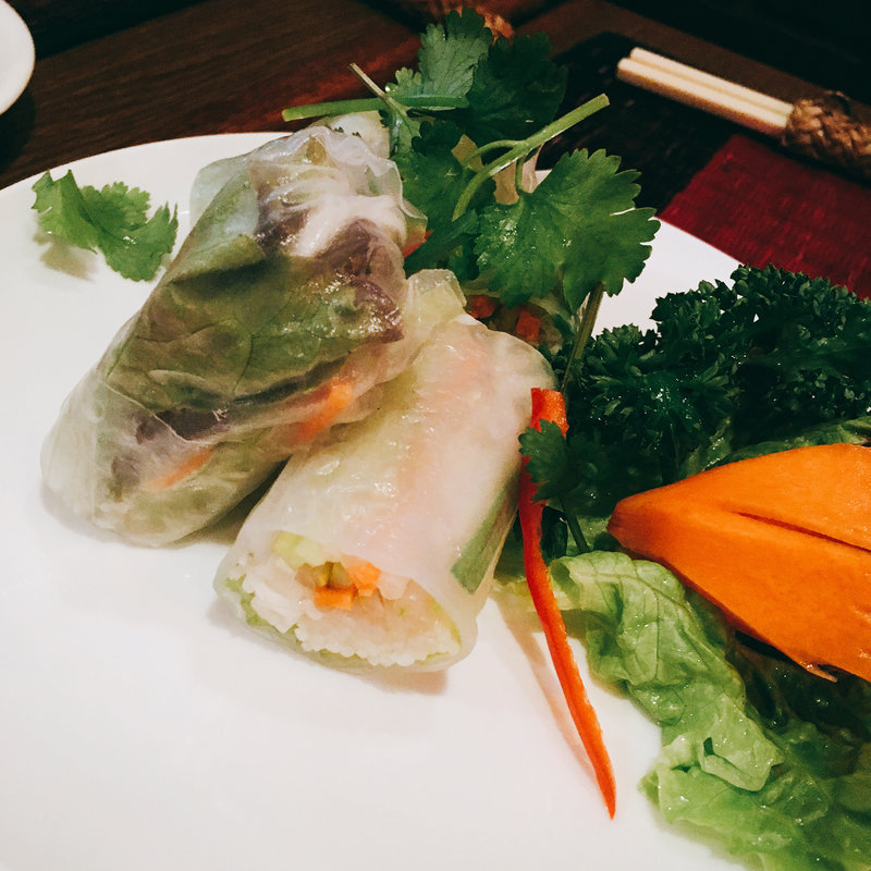 タイ風生春巻き(タイ料理クルンテープ本店)