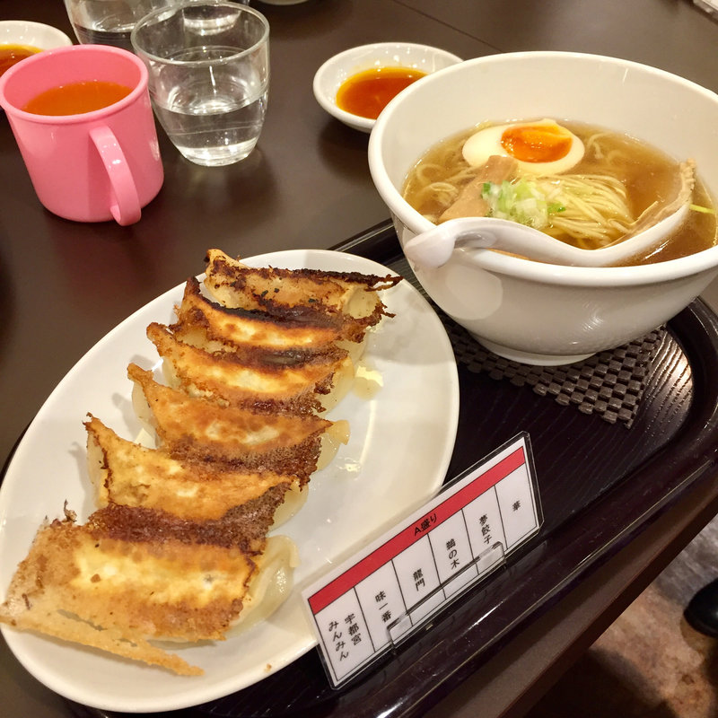 餃子・ミニラーメンセット(来らっせ 東武宇都宮店 )