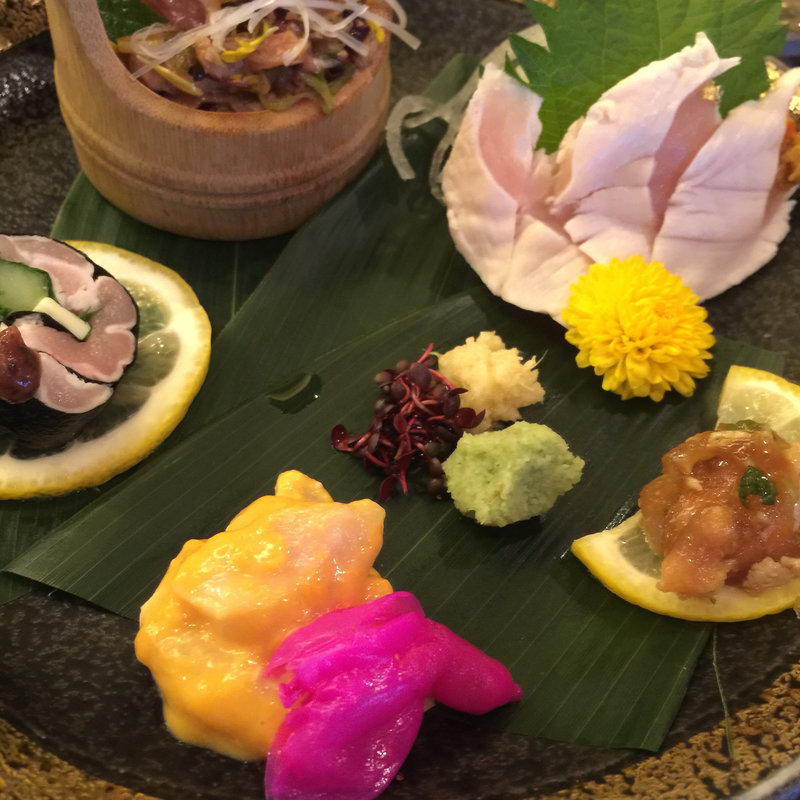 名古屋こうちん 刺身五種盛り(鳥銀 本店)