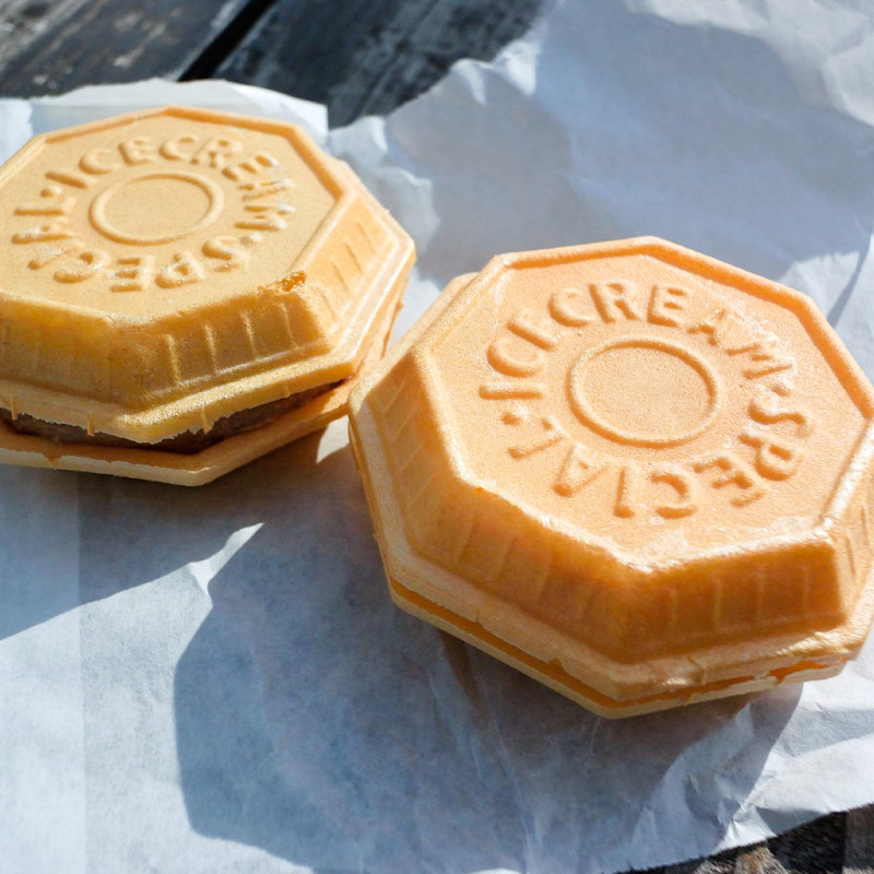 チョコとたまごのアイスモナカ(からさわ )