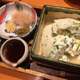 自家製ねぎ豆腐(おねぎや 新宿本店)