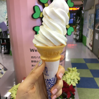 どうまい牛乳ソフトクリーム(道の駅田原めっくんはうす )