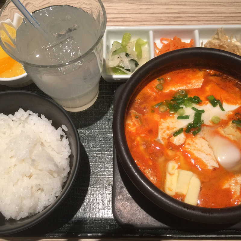 味噌バタースンドゥブ(東京純豆腐 ノクティープラザ溝の口店 )