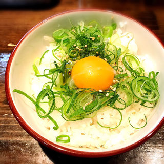 ミニネギ卵かけご飯(麺屋社中)