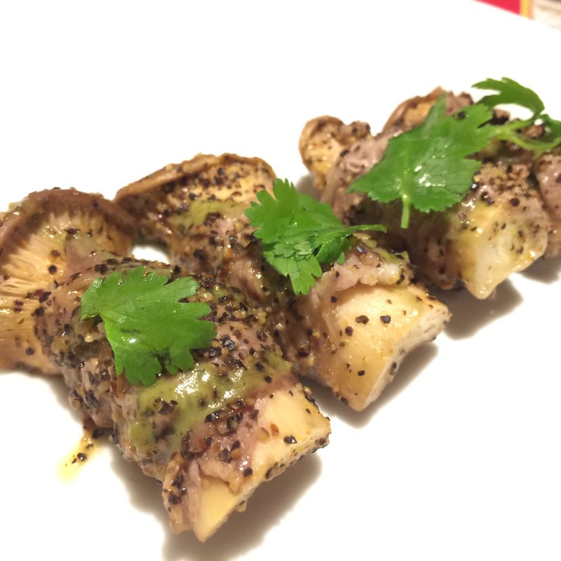 エリンギの牛肉巻き(ガラムマサラ)