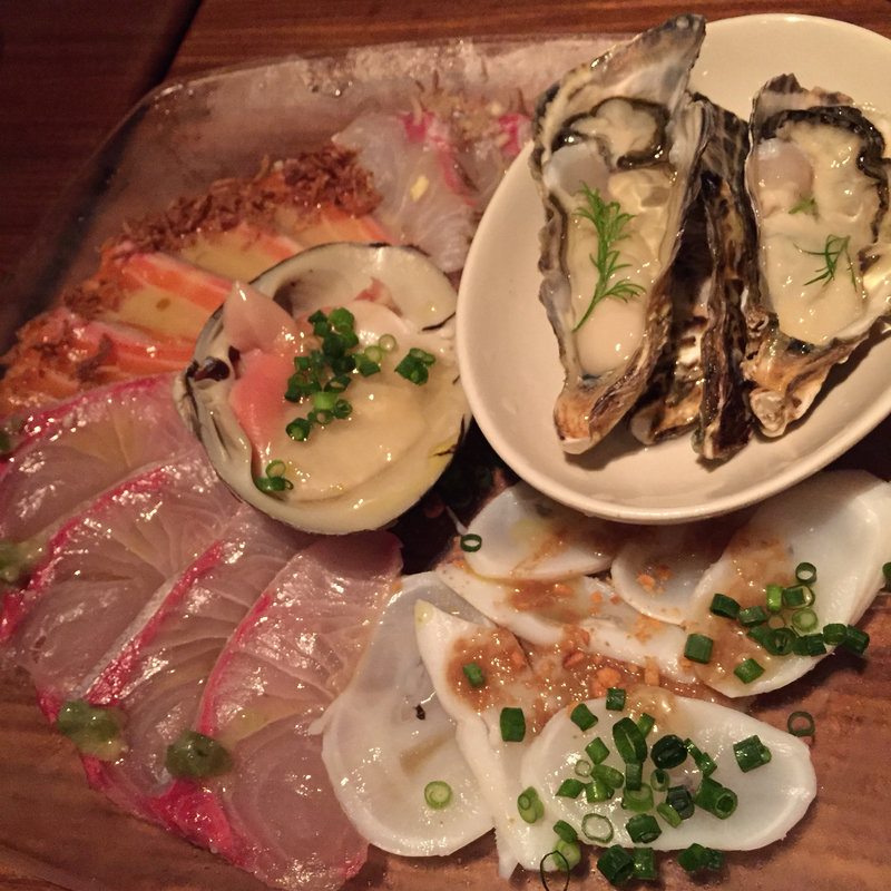 刺身6点盛り(吉祥寺魚金)