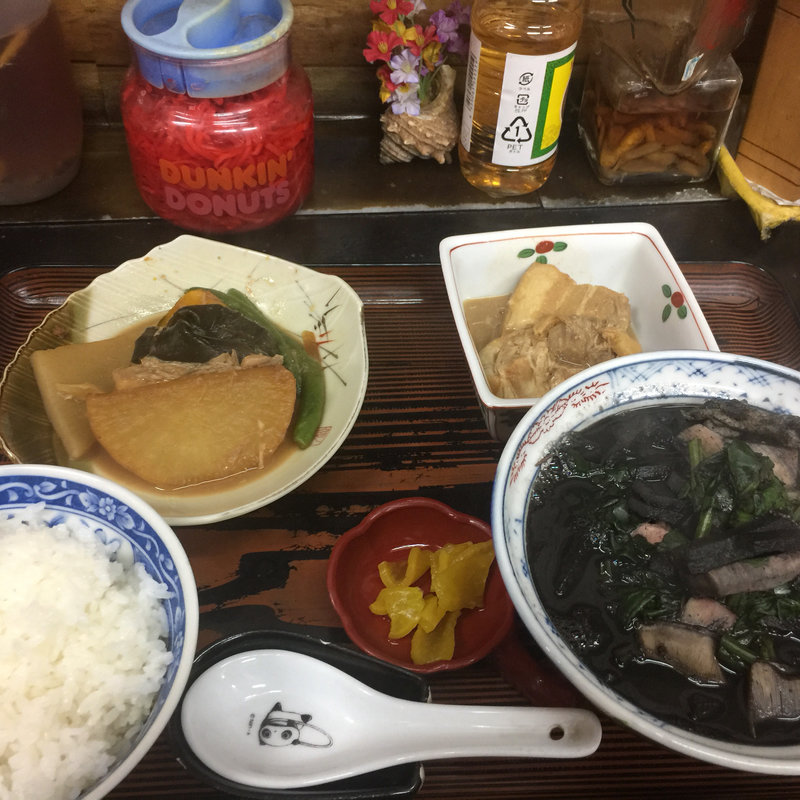 ラフティ定食(ミルク食堂 )