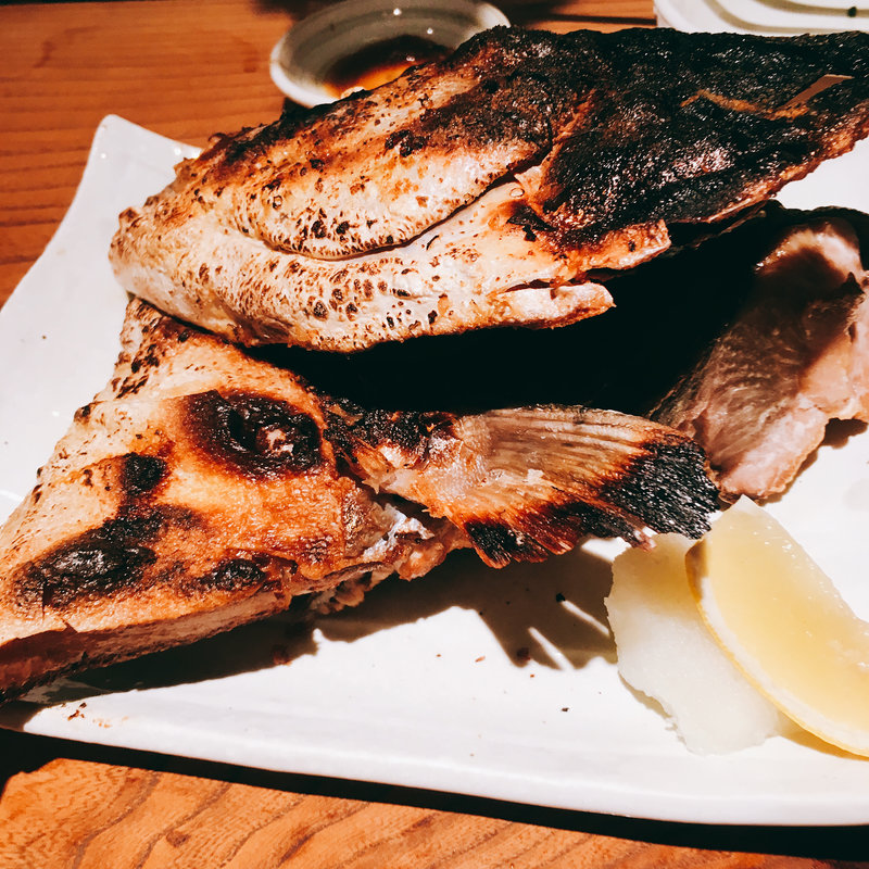 鰤かまの塩焼き(魚金 本店)
