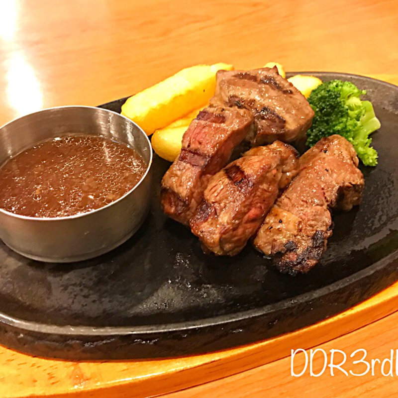 熟成角切りステーキ(ビッグボーイ山口中央店)