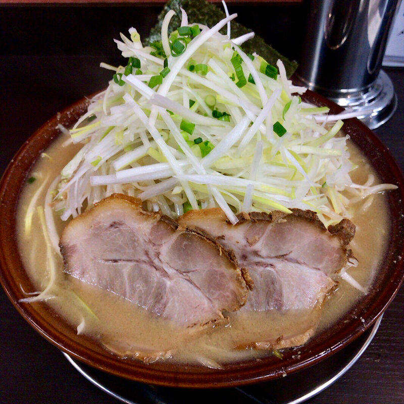 ネギ味噌らーめん大盛＋野菜増し(麺屋ばやし )