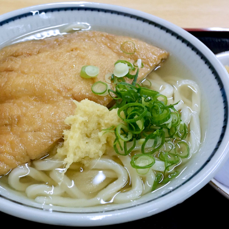 かけそのまま+お揚げ(一福 まちなか店)