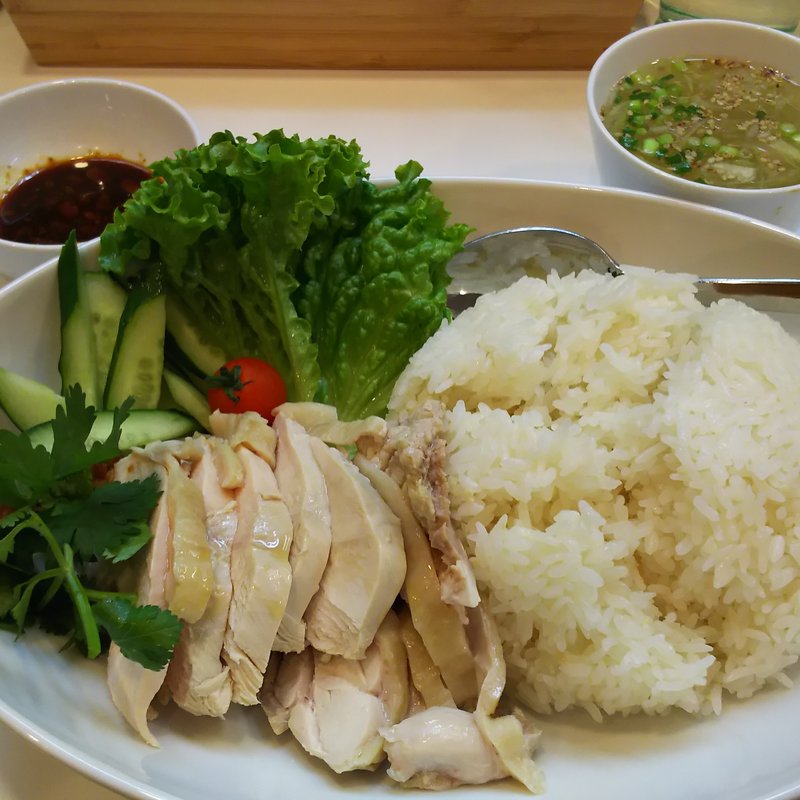 カオマンガイ(パクチリ)