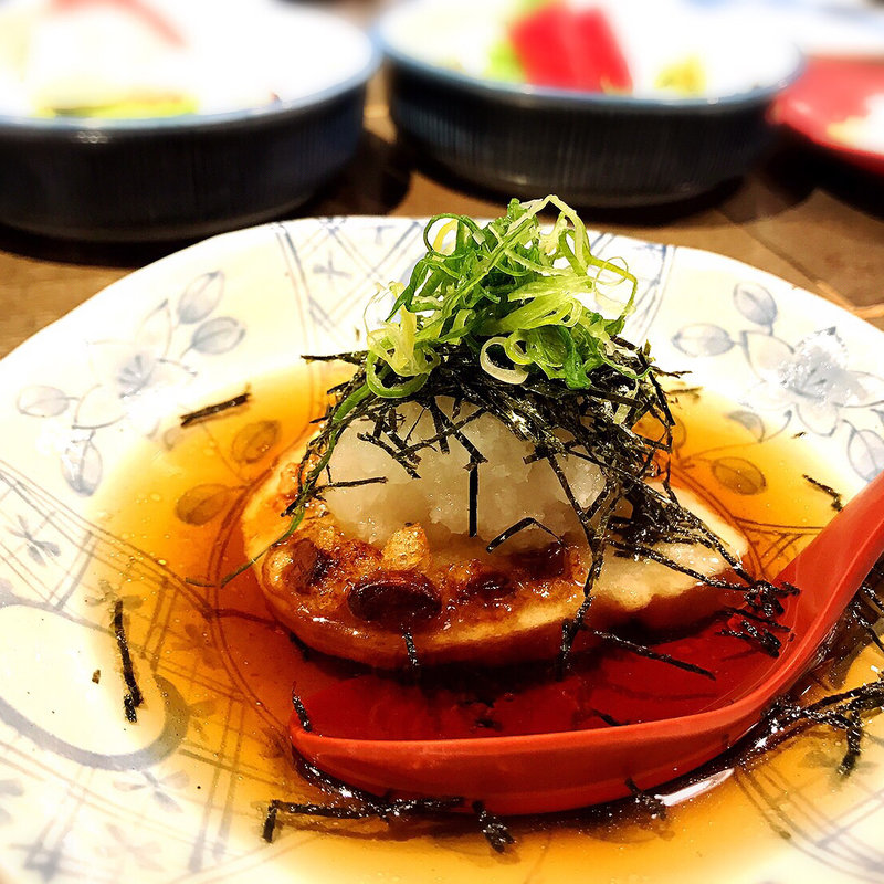 納豆もちの揚げ出し(ここら屋 中目黒店 )