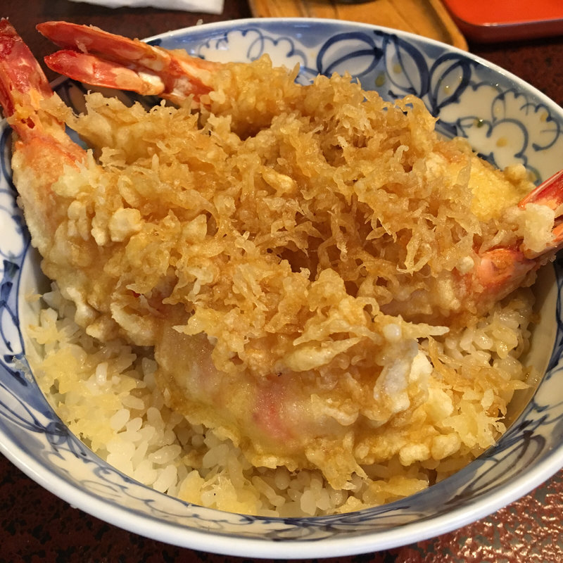 海老天丼(うなぎ　桜家 （さくらや）)
