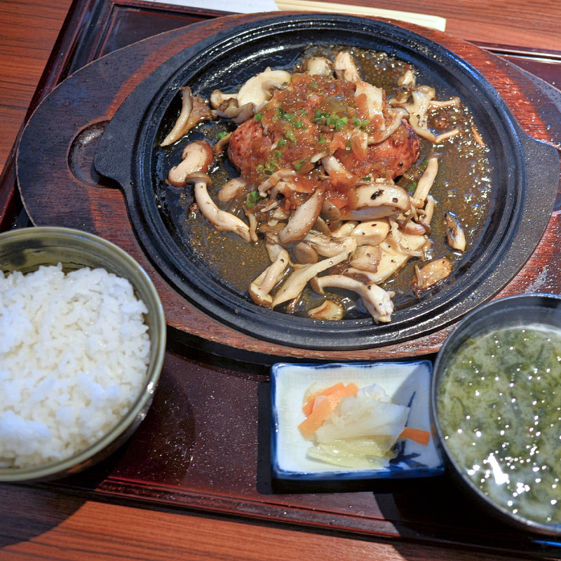 きのこハンバーグ定食(和幸 )